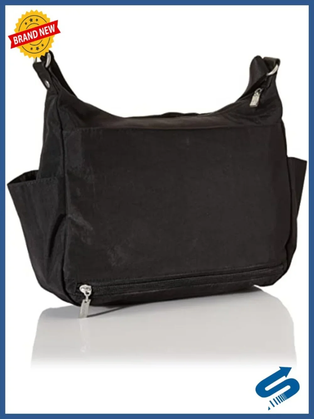 Large Hobo Bag with RFID Wristlet, Water-Resistant, Luggage Sleeve